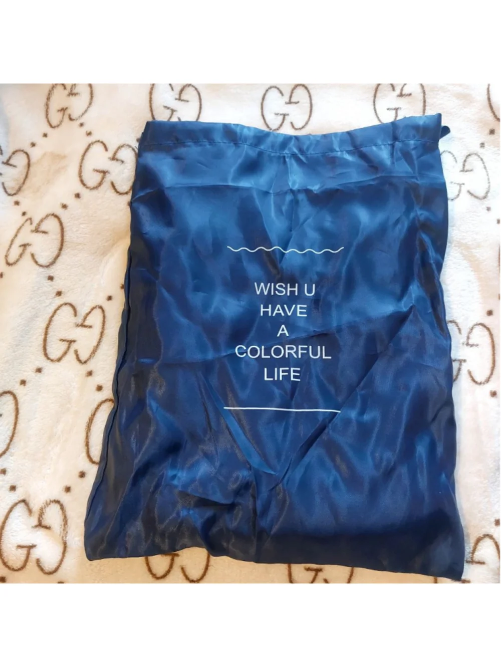 💙🧳 Navy Blue Folding Travel Cosmetic Bag 💄